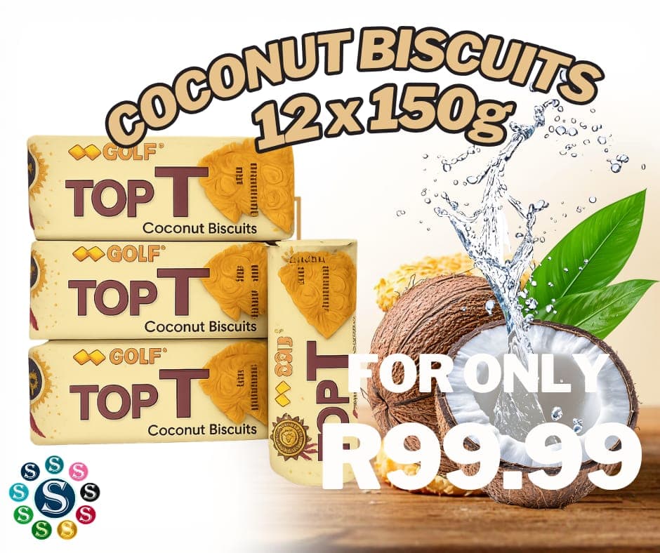 Golf Top T Coconut Biscuits